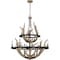 Quoizel Journey Chandelier 9 Lights Earth Black JR5032EK - alternate 1